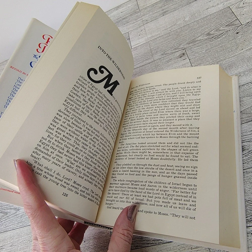 The Story Bible Pearl Buck 1971 Guideposts Selection Vtg Hardcover HCDJ Religion